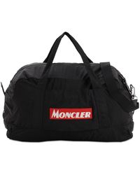 Moncler Reisetasche Aus Nyontechnique "nivelle" - Schwarz