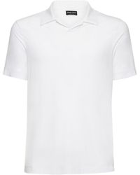 Giorgio Armani - Camiseta polo manga corta - Lyst