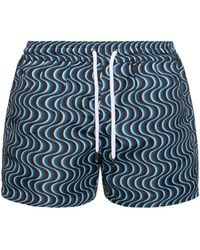Frescobol Carioca - Shorts mare copa camada in techno stampato - Lyst