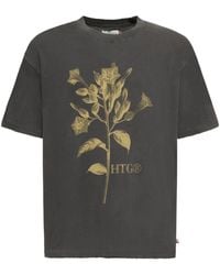 Honor The Gift - Flower Print Cotton Jersey T-Shirt - Lyst