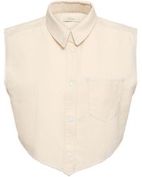 Triarchy - Ms. Hart Organic Cotton Crop Shirt - Lyst