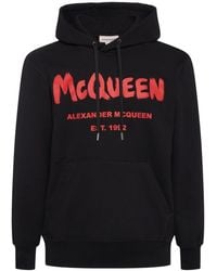 Alexander McQueen - Graffiti Hoodie - Lyst