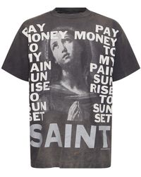 Saint Michael - T-shirt "pay Money X Saint Mx6" - Lyst