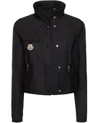 Moncler - Giacca impermeabile lico in nylon - Lyst