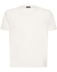 Tom Ford - T-shirt in mélange di misto cotone - Lyst