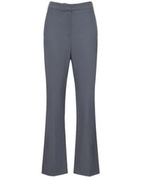 Loulou Studio - Hose Aus Wolle "maia" - Lyst