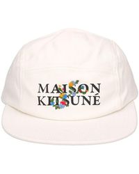Maison Kitsuné - Gorra de algodón con 5 paneles - Lyst