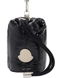 Moncler Drip Quilted Nylon Puffer Bucket Bag - Black