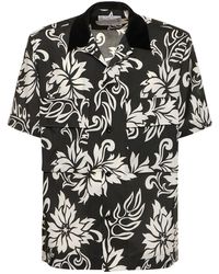Sacai - Floral Printed Shirt - Lyst