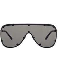 Tom Ford Pilotensonnenbrille Aus Metall "kyler" - Grau