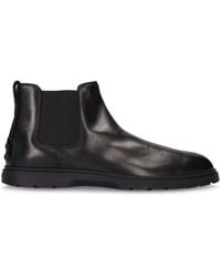 Tod's - Leather Ankle Boots - Lyst