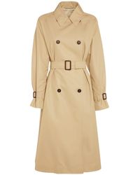 Weekend by Maxmara - Canasta Cotton Blend Trench Coat - Lyst