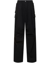 Alexander McQueen - Pleated Technical & Cotton Cargo Pants - Lyst