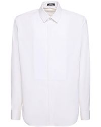 Versace - Camisa de popelina de algodón - Lyst