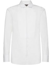 DSquared² - Camicia smoking slim fit in cotone - Lyst