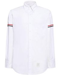 Thom Browne - Shirt Oxford brassard grosgrain - Lyst