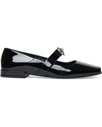 Versace - 20Mm Patent Leather Flats - Lyst