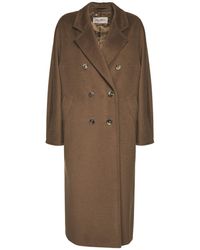 Max Mara - Madame Double Breasted Wool Long Coat - Lyst