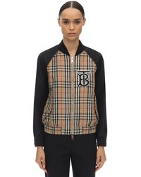 Burberry Bomberjacke Aus Gestepptem Nylon - Schwarz