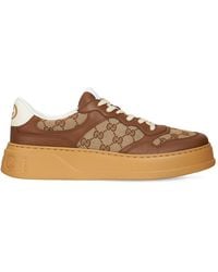 Gucci - GG Canvas & Leather Sneaker - Lyst