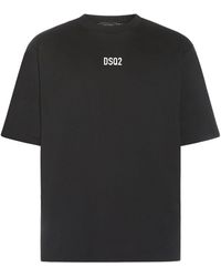 DSquared² - Loose Fit Cotton T-shirt - Lyst