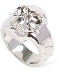 Alexander McQueen - Skull Brass Ring - Lyst