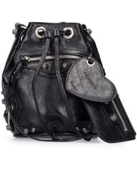 Balenciaga - Xs Le Cagole Leather Bucket Bag - Lyst
