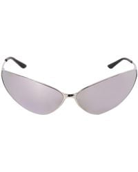Balenciaga - Sonnenbrille Aus Metall "0315s" - Lyst
