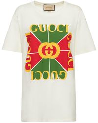 Campaña Leer Cuidar Gucci T-shirts for Women | Lyst UK