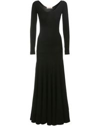 Marni Kleid Aus Wollstrick - Schwarz