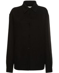 Jil Sander - Double Felted Wool & Angora Shirt Jacket - Lyst