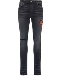Amiri - Vintage Patch Skinny Stretch Denim Jeans - Lyst
