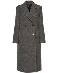 Weekend by Maxmara - Corinto Double Breast Wool Tweed Coat - Lyst