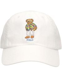 Polo Ralph Lauren - Cappello bear in cotone - Lyst