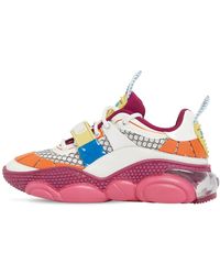 moschino mesh trainers