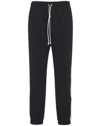 Gucci Technical Jersey Track Pants W/side Band - Black