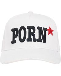 DSquared² - Porn* Cotton Baseball Cap - Lyst
