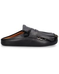 Marni - Piercing Leather Loafers - Lyst