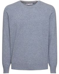 Brunello Cucinelli - Fine Cashmere Crewneck Sweater - Lyst