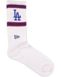 KTZ - Gerippte Socken Mit La Dodgers-logo - Lyst