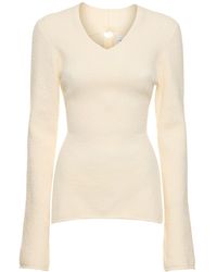 Axel Arigato - Tube Knit Cotton Blend Top - Lyst