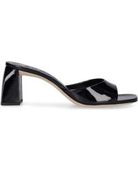 BY FAR - 70Mm Romy Patent Leather Mules - Lyst