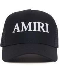 Amiri - Cappello trucker in tela di cotone con logo - Lyst