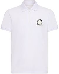 Moncler - Cny Cotton Piquet Polo Shirt - Lyst