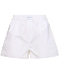 Alexander Wang - Shorts boxer classici in cotone - Lyst