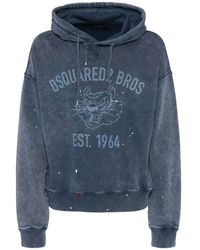 DSquared² - Cypro Fit Sweatshirt Hoodie - Lyst