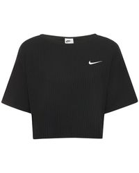 Nike - T-shirt in jersey a costine - Lyst
