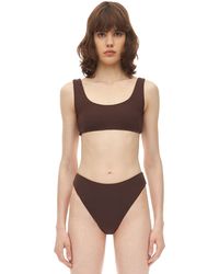 AEXAE Bikinioberteil Aus Lycra "magnum" - Braun