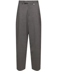 GIUSEPPE DI MORABITO - Weite Hose Aus Stretch-wolle - Lyst