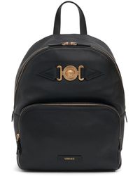 Versace - Medusa Leather Backpack - Lyst